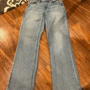 American Eagle Outfitters Light Blue Straight Leg Jeans